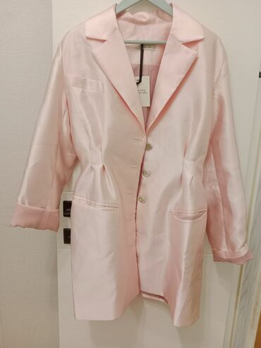 розовый пиджак: Вечернее платье, Средняя модель, С рукавами, M (EU 38)