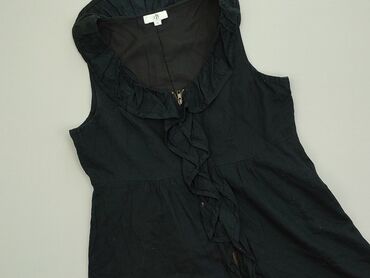 Sukienki letnie: Sarafan XL (EU 42), stan - Bardzo dobry, wzór - Jednolity kolor, kolor - Czarny