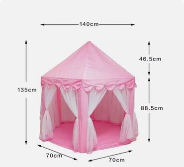 Другие принадлежности: 😍🎀Игровая палатка в форме замка станет отличным подарком для ребенка — 9