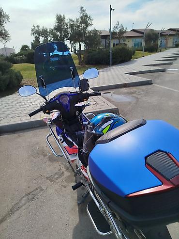 moto usda: UCUZA VERECEM Moto şuşə külək qoruyucu: öz motosikletimdə bəyənmədim — 2