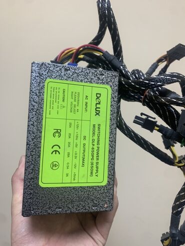 блок питания от компьютера: Азыктандыруу блогу, Delux, 650 Вт, 650 Вт