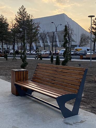 скамейка с козырьком: Скамейка Металл, Со спинкой, С крышей — 5