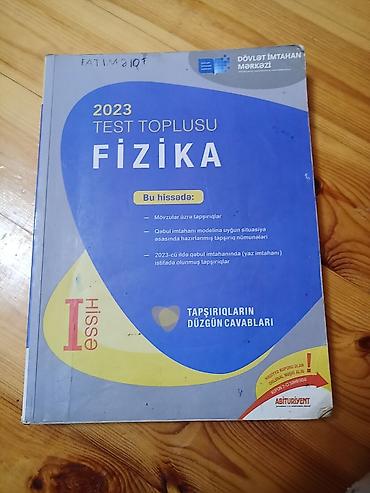 kitab skafi: Fizika toplu 1-ci hisse yep yenidir — 1