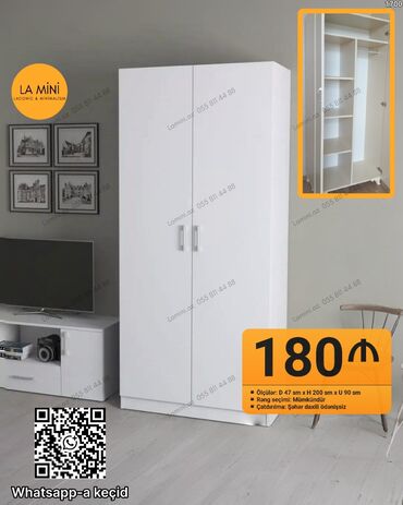 Masa və oturacaq dəstləri: Açılan, 2 qapılı Düz dolab, Şifonyer