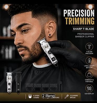 uz qırxan maşınka: Anshang H-98 Professional Zero Gap Trimmer – kəskin T-bıçaqlı dəqiq — 3