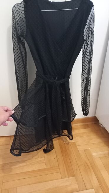 haljine od trikotaže: S (EU 36), bоја - Crna, Koktel, klub