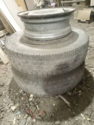 разноширокие шины: Дөңгөлөктөр монтажда 185 / R 14, Кыш, Колдонулган, Жуп, Жүк ташуучу унаалар/Автобустар, Темир, тешиктери - 5
