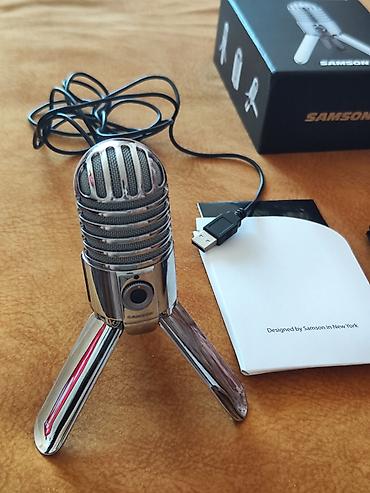 Asılabilen Samsun Meteor USB başlıqlı studio ses yazma mikrofonu lalafo.az -da Asılabilen Samsun Meteor USB başlıqlı studio ses yazma mikrofonu