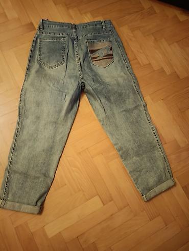 armani jeans: Boz-açıq mavi yuyulma effektli jeans şalvar.Xl ölçüdə. Səliqəli — 3