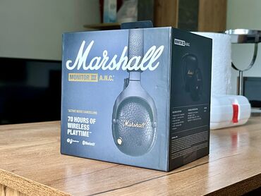 наушники sony mh750: Полноразмерные, Marshall, Б/у, Беспроводные (Bluetooth), Классические