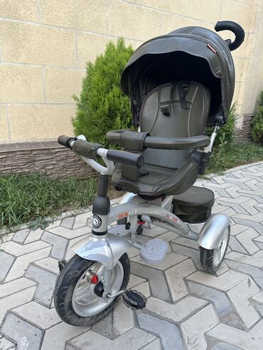прогулочная детская коляска: Балдар арабасы, түсү - Жашыл, Колдонулган