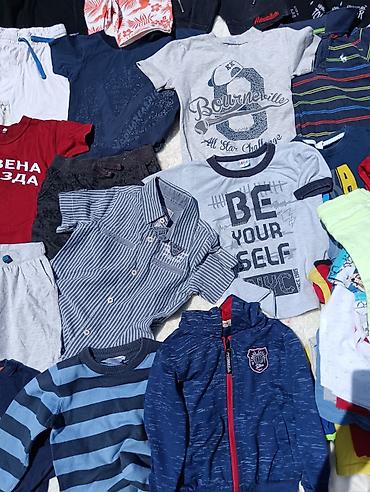 patike do 5000 dinara: Veliki paket dečije garderobe za dečaka (otprilike 4–5 god preko 40 — 9