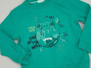 strój kąpielowy z falbanką i wysokim stanem: Sweatshirt, Coccodrillo, 3-4 years, 98-104 cm, condition - Good