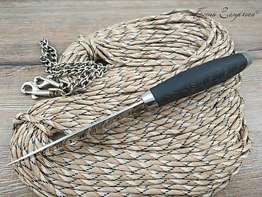 Аңчылык жана балык уулоо: Нож Плес от Витязь сталь 95х18, рукоять эластрон для охоты и рыбалки — 4