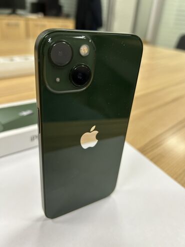 Apple iPhone: IPhone 13, Б/у, 128 ГБ, Alpine Green, Коробка, 89 % — 2