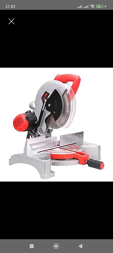 kəsim aparatı: Künc kəsən mişar (miter saw) - Geniş kəsim üçün böyük dairəvi disk və — 1