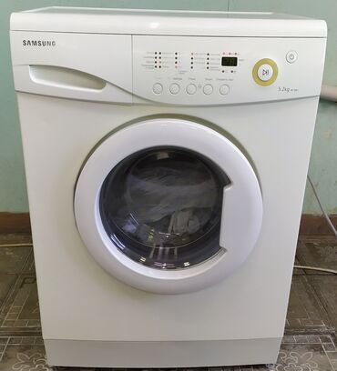купить бу стиральную машину автомат: Кир жуучу машина Samsung, Колдонулган, Автомат, 6 кг чейин
