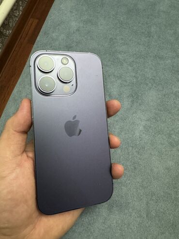 китай айфон: IPhone 14 Pro, Б/у, 128 ГБ, Deep Purple, 88 %