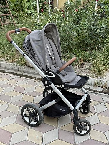 большие кубики: Коляска, Cybex, цвет - Серебристый, Б/у, Самовывоз — 3