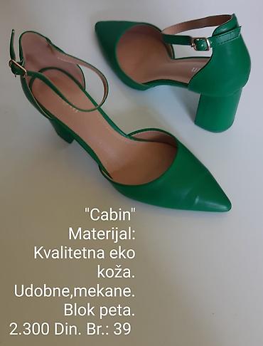 tn drift black: Zelene ženske cipele “Cabin” sa kaišićem oko zgloba i špicastim vrhom — 3