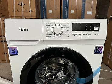 Стиральные машины автомат: Стиральная Машина Midea 🏮 Модель: MFNO3W80B/W-KZ 💧 Объем: 8 кг 📏 — 6