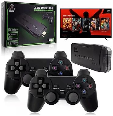 ностальгия: Ретро игровая приставка Game Stick Lite (HDMI донгл) с двумя — 2
