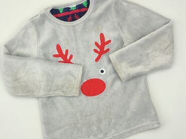 czarna koszula na krótki rękaw: Pajama T-shirt, 4-5 years, 110-116 cm, condition - Fair