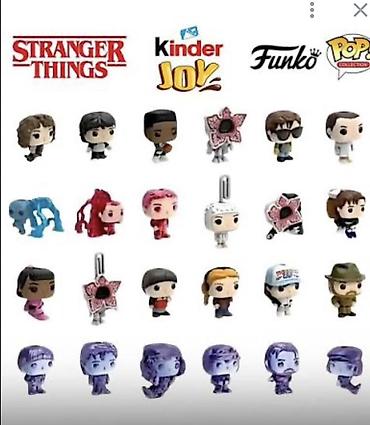 stanger things: Stranger Things x Kinder Joy x Funko mini fiqur kolleksiyası - Rəsmi — 1
