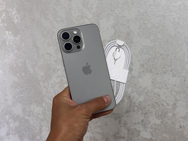 айфон х экран цена: IPhone 15 Pro Max, Колдонулган, 512 ГБ, Natural Titanium, Заряддоочу түзүлүш, Коргоочу айнек, Кабель, 83 %