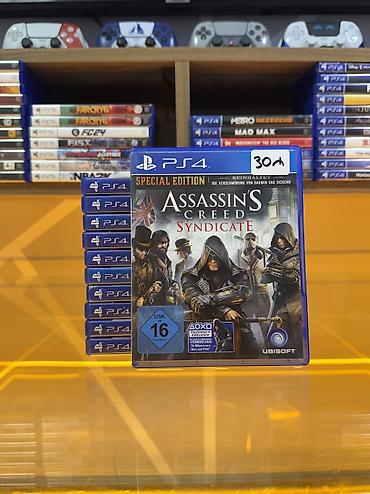 Video oyunlar və konsollar: Assasins Creed Syndicate-PS4 diski Oyun diski tam işlək vəziyyətdədir — 1
