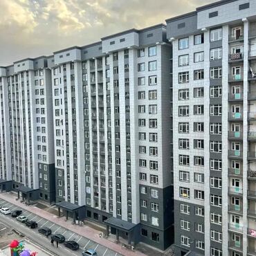 квартира токмок купить: 2 комнаты, 62 м², Элитка, 13 этаж, ПСО (под самоотделку)