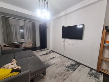 квартира бишкег: 1 комната, 48 м², Элитка, 6 этаж, Евроремонт