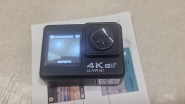 Videokameralar: GoPro 4k60FPS Melumatlar şekilde var yenidir Şarj girişi type-c micro