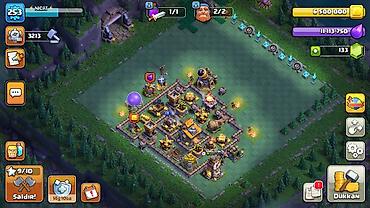 Budkalar, köşklər: Clash of Clans oyun hesabı .her sey maksdı birdene pul yerleri max — 2