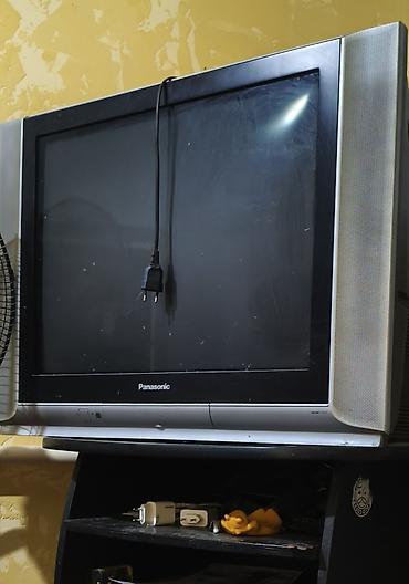 Телевизор Panasonic + Тумба (ЭЛТ/плоский экран) с фронтальными