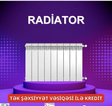 Unitazlar: Yeni Seksiyalı Radiator Alüminium, Pulsuz çatdırılma, Ödənişli quraşdırma, Zəmanətli, Kredit var