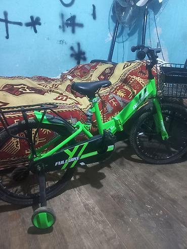 usag ucun: Uşaq velosipedi – FULLBIKE marka, yaşıl rəng. Xüsusiyyətlər: - — 2