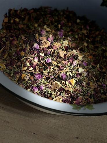 Çay: Güllü ədviyyatlı çay qarışığı - Tərkib: yaşıl/qara çay yarpaqları — 4