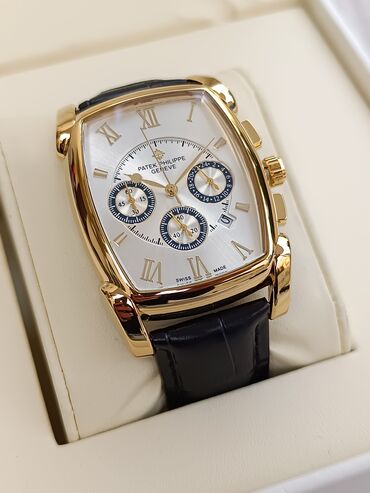 Qol saatları: Yeni, Qol saatı, Patek Phillipe, rəng - Qızılı — 12