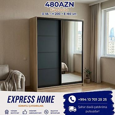 Yeni, 2 qapılı, Güzgülü, Kupe, Düz dolab lalafo.az -da Yeni, 2 qapılı, Güzgülü, Kupe, Düz dolab