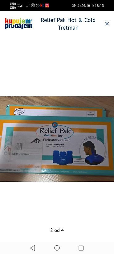 uređaji za hlađenje: Relief Pak Cold n’ Hot Spot – termo gel pakovanje za hladni ili topli — 2