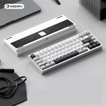купить аксессуары для компьютера: Клавиатура, Механическая, Bluetooth, Проводное подключение, Размер: 65%