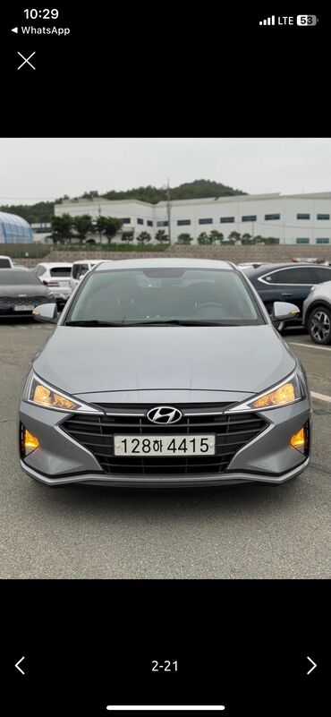 самая дорогая машина в кыргызстане: Hyundai Avante: 2019 г., 1.6 л, Автоматические, Газ, Седан