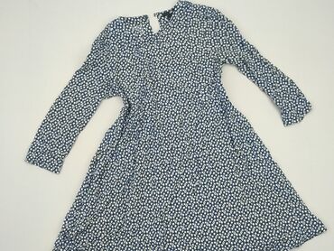 niebieska długa sukienki: Dress, S (EU 36), H&M, condition - Good