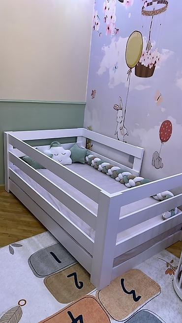 havalı döşek: Oğlan və qız üçün, Yeni, Çarpayı, Matras ilə — 1