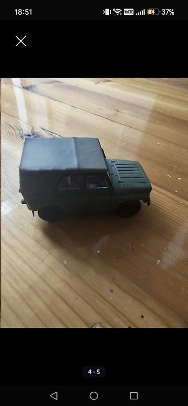 mili saz: MiQyaslı kolleksiya modeli – UAZ-469 (1:43) - Brend: DeAgostini (alt — 2