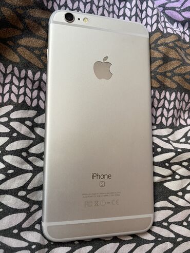 Apple iPhone: IPhone 6s Plus, 64 GB, Gümüşü, Barmaq izi
