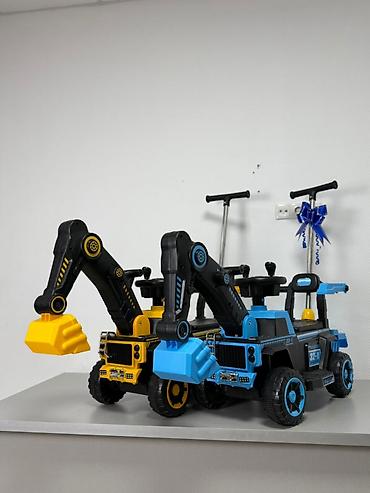 экскаватор детский: Детский каталка-экскаватор 2-в-1 - Модель ride-on с рабочим ковшом — 1