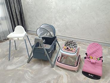 угль: Набор детских товаров для дома: - Качель-колыбель ING Baby с мягким — 2
