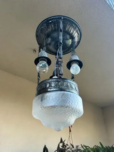 Ostali stilski nameštaj: Stari secesijski luster br. 2 Stari luster - Secesija U dobrom stanju — 4